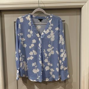Ann Tailor Popover Blouse Medium Petite